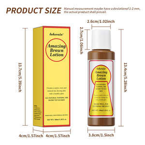 Crema de bronceado a base de hierbas vegana AHA con vitamina C loción de piel de bronce acelerada suministro OEM hidratante - Product Image 4