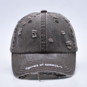 Gorra de Béisbol Bordada Informal Sin Estructura, Gorra de Béisbol Desgastada, Gorra de Béisbol Lavada - Product Image 5