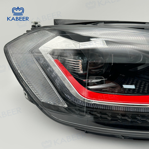 Pour VW <span class=keywords><strong>Golf</strong></span> Mk7 <span class=keywords><strong>Gti</strong></span> bande rouge pour VW <span class=keywords><strong>GOLF</strong></span> <span class=keywords><strong>7</strong></span> MK7 VII STILE <span class=keywords><strong>7</strong></span>.5 phares lifting Style mise à niveau phare modifié - Product Image 3