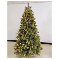 Großhandel Luxuriöser 120cm bis 240cm PE&PVC Gemischter Künstlicher Grüner Weihnachtsbaum für Feiertagsdekorationen La Navidad Arbol
