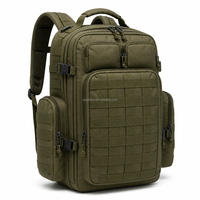 Mochila Táctica Personalizada Compatible con Bolsa de Hidratación, Multicompartimentos, Duradera, Ligera, para Emergencias, Campismo y Actividades al Aire Libre