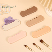 Mini brosse à cheveux Brosse de voyage de poche pour cheveux secs et humides bouclés