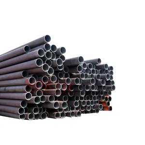 ASTM A53 / EN10255 tubos de aço soldados para construção laminados a quente tubo de aço redondo
