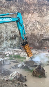 Equipo de Construcción de Edificios, Excavadora de 20 Toneladas, Martillo de Demolición, Rompedor Hidráulico para Romper Roca Dura - Product Image 2