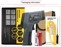 Industrial Temperature Measuring Instrument-50℃ to 550℃ Dual Laser 50:1 Non Contact Industrial High Temperature Meter