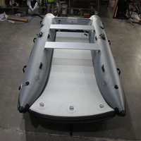 330CM Drop Stitch Floor Outdoor Gonflable MC Catamaran Boat PVC et Hypalon Material Rib Boar pour la pêche sur le lac