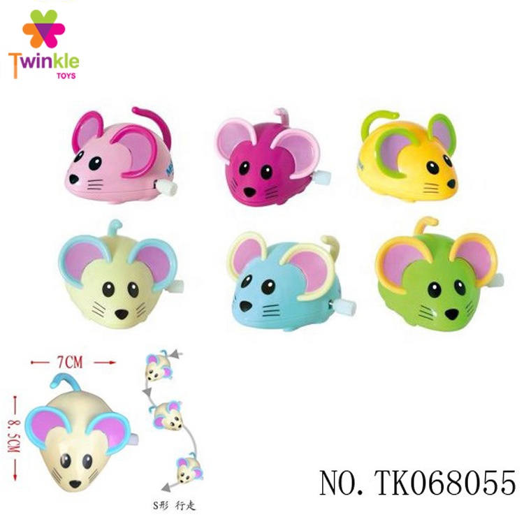 Пластиковые мини-игрушки с животными, Пасхальная мышь, рекламная заводная игрушка