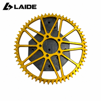 Pignon arrière 58T en alliage d'aluminium 7075-T6 usiné CNC pour Sur Ron Light Bee X Talaria Sting MX3 MX4 Pièces de moto électrique tout-terrain
