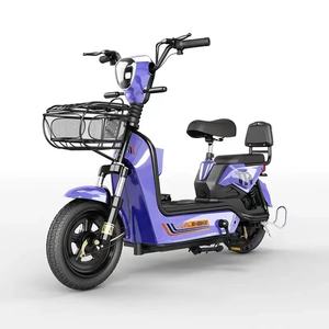 Chine nouveau Type Scooter électrique <span class=keywords><strong>2</strong></span> <span class=keywords><strong>places</strong></span> 48v 350w vélo de ville électrique Ev vélo E Cycle vélo électrique vélo électrique - Product Image 6