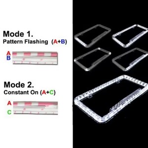 Thắp sáng chuyến đi của bạn với khung tấm giấy phép <span class=keywords><strong>LED</strong></span> cao cấp của chúng tôi với 48 hạt <span class=keywords><strong>LED</strong></span> - Product Image 4