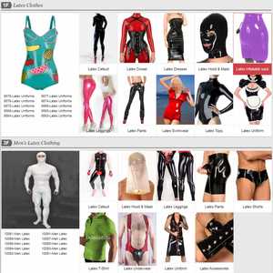 <span class=keywords><strong>Robe</strong></span> <span class=keywords><strong>en</strong></span> <span class=keywords><strong>latex</strong></span> costume <span class=keywords><strong>en</strong></span> caoutchouc pur mode maillot de bain <span class=keywords><strong>transparent</strong></span> vêtements de sport fête - Product Image 4
