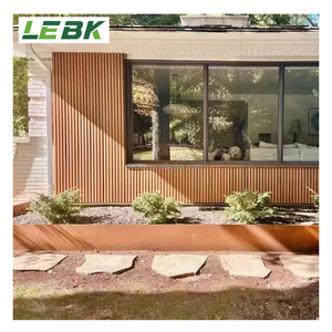 Revêtement mural extérieur <span class=keywords><strong>en</strong></span> composite WPC imperméable, panneau de bardage de style europé<span class=keywords><strong>en</strong></span>, usage domestique et commercial - Product Image 2