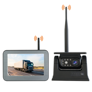 Năng lượng mặt trời Powered đảo ngược máy ảnh xe tải sao lưu xe đảo ngược Viện trợ không dây Hệ thống camera an ninh <span class=keywords><strong>5</strong></span> inch 7 inch màn hình cảm ứng màn hình - Product Image 1
