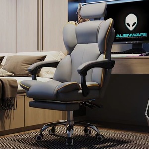 Sedie da Ufficio all'Ingrosso dalla Cina, <span class=keywords><strong>Poltrona</strong></span> Direzionale <span class=keywords><strong>Ergonomica</strong></span> Girevole con Schienale Alto, in Pelle PU, Regolabile - Product Image 3