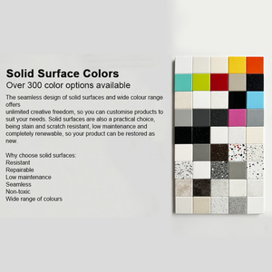 Lavabo mural double en pierre <span class=keywords><strong>de</strong></span> surface solide acrylique rectangulaire moderne 1200x450x120mm pour villa et chambre à coucher - Product Image 6