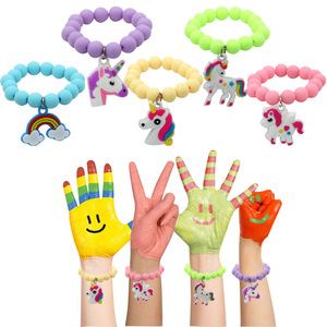 Braccialetti per Bambine con Perline Colorate a Forma di Caramella, Nuovo Design, Braccialetti Personalizzati con Charm per la Festa dei Bambini, Regalo per Principesse - Product Image 2
