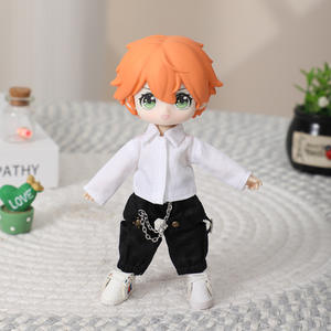 <span class=keywords><strong>Babyhouse</strong></span> Ob11 Ropa de bebé Color blanco puro Manga larga y camisas Accesorios para muñecas Mini juguete para vestir - Product Image 6