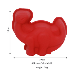 Animales <span class=keywords><strong>en</strong></span> <span class=keywords><strong>forma</strong></span> <span class=keywords><strong>de</strong></span> dinosaurio hecho <span class=keywords><strong>a</strong></span> mano 3D fondant <span class=keywords><strong>de</strong></span> silicona <span class=keywords><strong>de</strong></span> molde <span class=keywords><strong>de</strong></span> la torta - Product Image 4