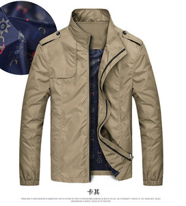 Commercio all'ingrosso nuova primavera autunno <span class=keywords><strong>uomo</strong></span> Casual giacca cappotto <span class=keywords><strong>moda</strong></span> <span class=keywords><strong>uomo</strong></span> lavato 100% puro cotone abbigliamento giacche cappotti maschili - Product Image 6