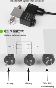 Ab tak 220V AC yeni akvaryum bitkiler CO2 manyetik Solenoid vana gece zaman kesim balık tankı regülatörü EPS-2V-08AF kontrol yapısı - Product Image 4