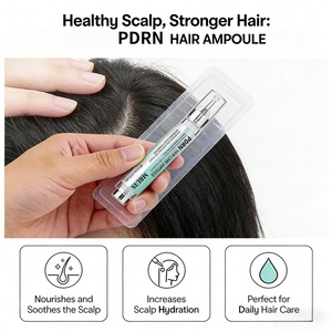 Ampolla Capilar Coreana PDRN 15ml OEM ODM, Suero <span class=keywords><strong>Anticaída</strong></span> del Cabello, Tratamiento Vegano para el Crecimiento del Cabello, Fortalece, Repara y Nutre para Hombres y Mujeres - Product Image 5