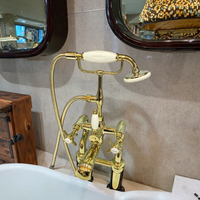 Mélangeur de douche de bain classique tout en laiton haut de gamme finition polie murale beaucoup de couleurs disponibles pour robinet de style classique OEM