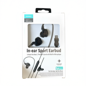 Auriculares deportivos intrauditivos con micrófono y sonido de alta resolución para correr y hacer ejercicio - Product Image 2