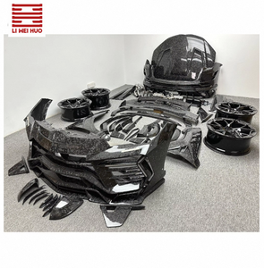 Kit carrosserie complet en fibre de carbone MSY Mansori Gen 3 pour <span class=keywords><strong>Lambo</strong></span> URUS, comprenant jantes, pare-chocs, capot, ailes, spoiler et échappement. - Product Image 4