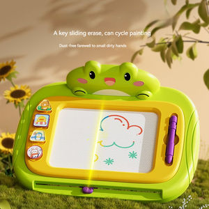 Mesa de Pintura Educativa para Niños, Pizarra Magnética DIY, Juguetes de Dibujo con Formas de Dibujos Animados para Niños - Product Image 5