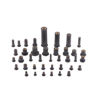 Insert d'expansion aveugle M6 en caoutchouc EPDM, amortisseur de vibrations, avec douille filetée en laiton pour éclairage de secours et applications automobiles