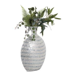 Vaso scultoreo moderno alto, vaso decorativo per fiori, per soggiorno, ufficio, esposizione. - Product Image 2