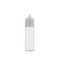 Nueva Botella de Plástico Transparente Negra V3 con Rosca Corta y Removible, a Prueba de Niños y Manipulaciones, de 10ml, 15ml, 30ml, 50ml, 60ml, 100ml y 120ml