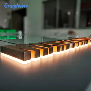 Shop Name Board Designs Acrylic Luminous LED 3D channel letter sign