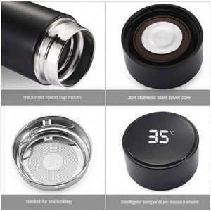 Sy29 Promotion Corporate Activity Business Gift <b>Smart</b> Cup Logo Printed Display Water Bottle With Led Temperature - Product Image 5