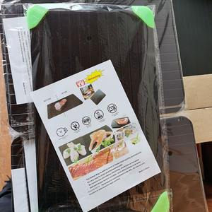 Plateau de décongélation rapide pour aliments congelés, plateau d'eau pour décongeler rapidement les steaks, plaque spéciale en aluminium pour décongeler rapidement la viande - Product Image 4