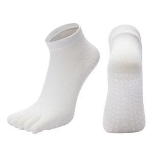 Calcetines de Cinco Dedos de Alta Calidad para Mujer, Antideslizantes con Puntos de Silicona <span class=keywords><strong>en</strong></span> Toda la Suela, para Pilates y Baile - Product Image 3