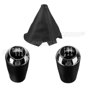 Funda de Piel Sintética para Palanca de Cambios de 5 y 6 Velocidades para MAZDA 6 II GH 2007 2008 2009 2010 2011 2012 - Product Image 1