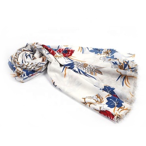 Pop Léger Chine Style Tissé Poly Imprimé Grande <span class=keywords><strong>Fleur</strong></span> Bulle Crêpe Tissu - Product Image 6