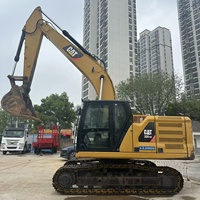 Excavatrice sur chenilles hydraulique d'occasion CAT 320GC d'origine