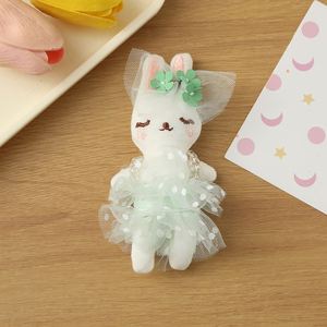Colored Fabric Mesh Stuffed Rabbit Plush Brooch DIY Handmade <b>Headband</b> Hair Accessories - Product Image 2