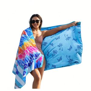 Extra Large Printed <b>Microfiber</b> <b>Beach</b> <b>Towel</b> Super Absorbent Quick-Dry Eco-Friendly Lightweight - Product Image 2