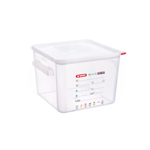 ภาชนะโพลีโพรพิลีนสุญญากาศ 12 ลิตร 28.5 × 28.5 × 21 ซม. พร้อมฝาปิดอาราเวน - Product Image 1