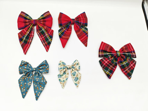 Personalizado al por mayor largo floral colorido boda diapositiva en perro marinero pajarita con flor para <span class=keywords><strong>collar</strong></span> de perro - Product Image 3