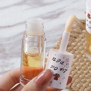 Baume à lèvres hydratant longue durée, <span class=keywords><strong>soin</strong></span> des lèvres hydratant pour les lèvres sèches et gercées, réparation nourrissante, baume à lèvres à l'huile de miel - Product Image 2