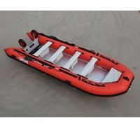 Bateau pneumatique de pêche à rames haute vitesse CE 5,5 m à vendre