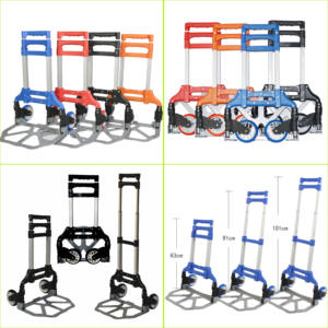 हॉट सेलिंग आउटडोर तह पोर्टेबल गार्डन सामान हाथ लिफ्ट धातु फ्रेम एडजस्टेबल शॉपिंग ट्रॉली - Product Image 4