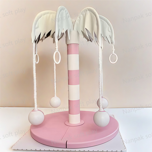 Juego de columpio suave de entretenimiento comercial para bebés con carrusel de árbol redondo Merry Go para niños, al aire libre columpio, área de juegos para <span class=keywords><strong>fiestas</strong></span> - Product Image 5