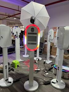 2025 новая овальная Лицевая панель фотобудка Rgb свет фотобудка 9,7 10,5 12,9 дюймов Ipad фотобудка - Product Image 6