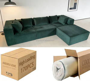 Divano Componibile Convertibile di Tendenza, Schiuma Memory ad Alta Densità, Design Moderno e Lussuoso, Leggero e Confortevole per Soggiorno - Product Image 1