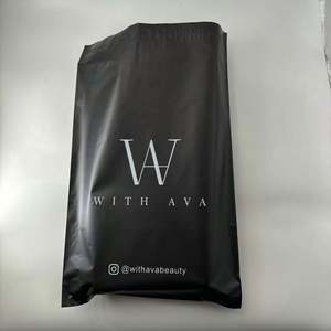 Biodegradable Eco Friendly Custom LOGO Poly Matte Black Mailer Envelope Courier Package <b>Bag</b> for Shipping <b>Clothing</b> Mailing <b>Bags</b> - Product Image 2